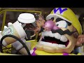 Wario and Waluigi get into a horrible car crash because Wario wasn't paying attention to the road