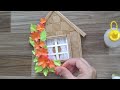 Key hanging craft / Key holder make at home/ key house out of cardboard / cardboard craft