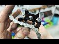 How to remove rust from a bike chain. Restoring the bicycle chain