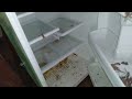 ABANDONED 1970's ERA MOBILE HOME  | BLUE ROOM AND BIRD NEST REFRIGERATOR #UrbanExploration