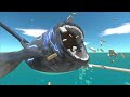 Real Size of the Bloop | Escape the Jaws of The Bloop - Animal Revolt Battle Simulator