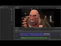 i messed around a bit with the meet the heavy sfm and this is what happened
