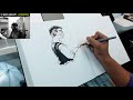 Brush Pen Freestyle Drawing - Twitch Livestream 2020.05.09