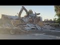 We Demolished a Convenience Store With a Caterpillar Excavator