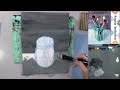 Paint Brushes Still Life Acrylic Painting LIVE Tutorial