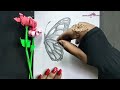 How To Draw A 🦋Butterfly Wings For Beginners || Pencil Sketch || Butterfly 🥰 Sketch ||