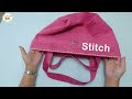 DIY Daily Tote Bag, very easy making