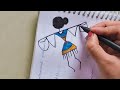 How to Draw Warli Art Drawing/ Easy Warli Painting Ideas/ DIY Warli Drawing Step by Step / Warli Art