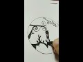 Easy secenery drawing with pen || how to draw cute secenery || doodle art