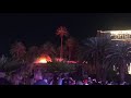 Fire show at the Mirage Las Vegas 2021