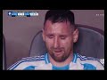 Messi is crying after getting injured in his last Copa America #lionelmessi #argentina  #copaamerica