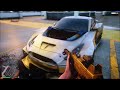 Cristiano Ronaldo Steel 2024 Golden Nissan Cars In Gta 5!