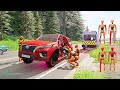 Dangerous Motorbike And Bicycle Crashes #01 - BeamNG.drive