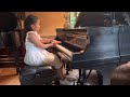 Chiara Hu June 2022 recital Le Pette friend by Claude Debussy