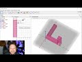 Building the Impossible - A Penrose Triangle in Geogebra 3D