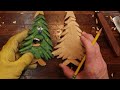 Christmas Tree Wood Carving || The Singing Christmas Tree Ornament