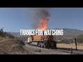 TRAIN ON FIRE!!! BNSF RAILWAY DPU catches fire in Tehachapi! Full Video with footage of firefight !!