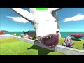 Aquatics Battle - Baby Bloop VS Giant Megalodon - Animal Revolt Battle Simulator
