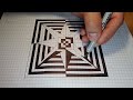 How to Draw an Optical Illusion of a Star with #design #patterns