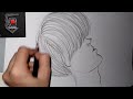 boy pencil sketch 🫢#sketch how to draw a boy step by step,,,,.