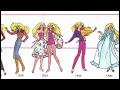 1980 Barbie World of Fashion Golden Dreams Outfits for Barbie Ken & Skipper ~ Toy-Addict