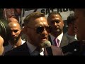 Conor McGregor's grand arrival before fight with Floyd Mayweather at T-Mobile Arena in Las Vegas