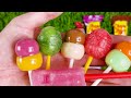 Satisfying Video | Unboxing GIANT Rainbow Lollipop Candy with Yummy Sweets Cutting ASMR