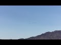 A-10 Warthog Squadron fly by Monster Energy South Point 400