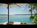 Lagoon Pool at Waldorf Astoria Maldives Ithaafushi - 8K video with lounge ambience