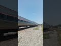 amtrak train at emporia Virginia Friday afternoon hot summer day