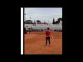 Simona Halep Learns new Slice SERVE from Patrick MOURATOGLOU and One Handed BH ?!