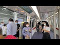Bangkok Golden BTS Skytrain Line to Icon Siam 🇹🇭 Thailand