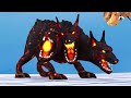 Dinosaurs vs Mutant Primates, Godzilla vs King Kong War on Castle Animal Revolt Battle Simulator