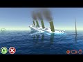 Britannic hit a Sea Mine - Ship Handling Simulator - Ship Mooring 3D