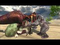 Ice Age : mama rex vs rudy!  - Animal Revolt Battle Simulator