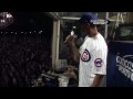 Evan Turner Sings at Wrigley