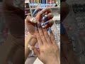 ASMR applying cinnamoroll  nails#nails #tutorial #trending #asmrtiktoks #nail #nailsart #handmade #f