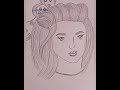 Beautiful Girls Face Drawing✏️✏️Pencil sketch drawing//easydrawing#drawing #art