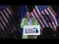 Elissa Slotkin speaks to supporters after projected U.S. Senate primary win