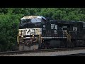 Lots of Train Action on the NS Pittsburgh Line - Railfanning Newport and Cove - May 26, 2024