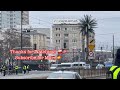 President Joe Biden's Motorcade on Jerusalem Avenue in Warsaw, Poland, Feb. 22, 2023