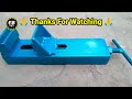 Make A Heavy Duty Drill Press Vise / DIY Homemade Stand Drill Vice / New Metal Bench Vise #howtomake