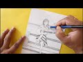 How to Draw a Girl with guitar on the bridge || Pencil Sketch