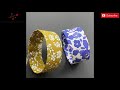How To Make Fabric Bracelet from Coke Plastic Bottle | Bangle | wristband | ਚੂੜੀ | चूड़ी | Pulseira