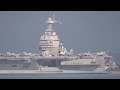 Worlds Biggest Warship visits Portsmouth UK | USS Gerald R Ford
