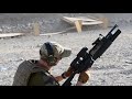 Shooting M4 Carbine at range in Afghanistan (Lính Mỹ sấy M4)