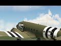 MSFS AEROPLANE HEAVEN C-47D AND CG4A GLIDER FIRST FLIGHT AND I FIGURED OUT THE OLD SCHOOL AUTOPILOT