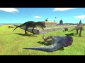 All Units Escape from Tyrannosaurus Rex - Animal Revolt Battle Simulator