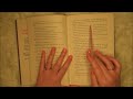 3 HOURS INAUDIBLE READING ASMR | clicky whispers, word tracing, page turning
