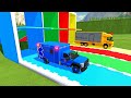 TRANSPORTING BUS, FIRE DEPARTEMENT, AMBULANCE, POLICE CAR, FIRE TRUCK TO GARAGE - FS22 | Farming Sim